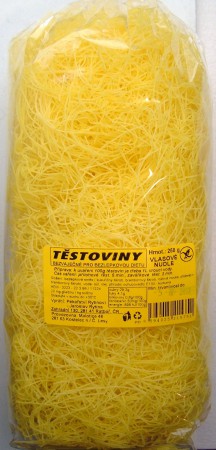 RYTINOVÁ Rezance vlasové 250g / 1,79 € s DPH 